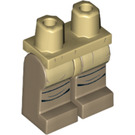 LEGO Beige Pao Minifigure Hüften und Beine (3815 / 28237)