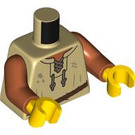 LEGO Tan Peasant Child Minifig Torso (973 / 76382)