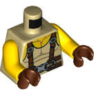 LEGO Beige Pirat Minifigur Torso (973 / 76382)