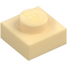 LEGO Tan Plate 1 x 1 (3024)