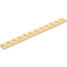 LEGO Tostado Placa 1 x 12 (60479)