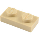 LEGO Tan Plate 1 x 2 (3023)