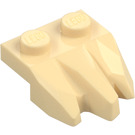 LEGO Tan Plate 1 x 2 with 3 Rock Claws (27261)