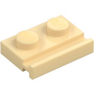 LEGO Zandbruin Plaat 1 x 2 met Deur spoor (32028)