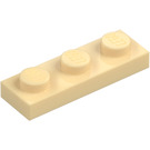 LEGO Zandbruin Plaat 1 x 3 (3623)