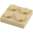 LEGO Tan Plate 2 x 2 (3022 / 94148)