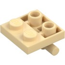 LEGO Tan Plate 2 x 2 with Bottom Bar (5066)