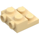 LEGO Tan Plate 2 x 2 x 0.7 with 2 Studs on Side (4304 / 99206)