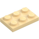 LEGO Zandbruin Plaat 2 x 3 (3021)