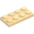 LEGO Zandbruin Plaat 2 x 4 (3020)