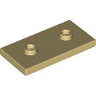LEGO Tan Plate 2 x 4 with 2 Studs (65509)
