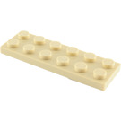 LEGO Tan Plate 2 x 6 (3795)