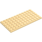 LEGO Tostado Placa 6 x 12 (3028)