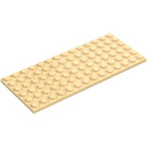 LEGO Beige Plade 6 x 14 (3456)