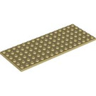 LEGO Tan Plate 6 x 16 (3027)