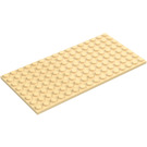 LEGO Beige Platte 8 x 16 (92438)