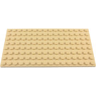 LEGO Tan Plate 8 x 16 (92438)