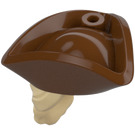 LEGO Tan Ponytail and Reddish Brown Tricorne Hat (67043)