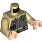 LEGO Tan Private Kappehl Minifig Torso (973 / 76382)