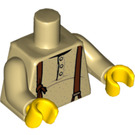 LEGO Beige Prospector Minifig Torso (973 / 88585)