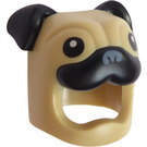 LEGO Barva opálení Pug Pes Kryt hlavy kostýmu (73662)