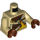 LEGO Zandbruin Pyro Minifig Torso (973 / 76382)