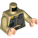 LEGO Beige Rebel Trooper (Private Kappehl) Minifigur Torso (973 / 76382)