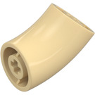 LEGO Beige Rund Stein mit Elbow (Kürzer) (1986 / 65473)