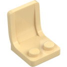 LEGO Beige Sitz 2 x 2 mit Angussmarke im Sitz (4079)