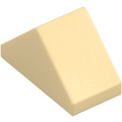 LEGO Beige Pendenza 1 x 2 (45°) Doppio con barra interna (3044)