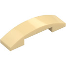 LEGO Tan Slope 1 x 4 Curved Double (93273)