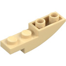 LEGO Brungul Backe 1 x 4 Böjd Omvänd (13547)