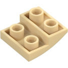 LEGO Tan Slope 2 x 2 x 0.7 Curved Inverted (32803)