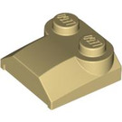 LEGO Tan Slope 2 x 2 x 0.7 Curved without Curved End (41855)
