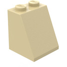 LEGO Beige Skråning 2 x 2 x 2 (65°) uten bunnrør (3678 / 45676)