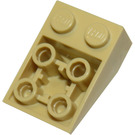LEGO bronzer Pente 2 x 3 (25°) Inversé avec des connexions entre les montants (2752 / 3747)