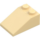 LEGO Zandbruin Helling 2 x 3 (25°) met ruw oppervlak (3298)