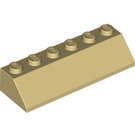 LEGO bronzer Pente 2 x 6 (45°) (23949)