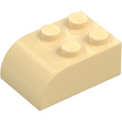 LEGO Tan Slope Brick 2 x 3 with Curved Top (6215)