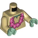 LEGO Beige Squidward Tentacles Torso (973 / 76382)