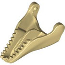 LEGO bronzer T-rex Lower Jaw avec Tan Les dents (11896 / 98057)