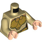 LEGO bronzer Thena Minifig Torse (973 / 76382)