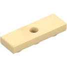 LEGO Tan Tile 1 x 3 Inverted with Hole (35459)