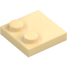 LEGO Tan Tile 2 x 2 with Studs on Edge (33909)