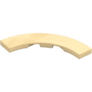 LEGO Tan Tile 4 x 4 Curved Corner with Cutouts (3477 / 27507)