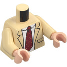 LEGO Beige Toby Flenderson Minifig Torso (973 / 76382)