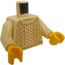LEGO Zandbruin Torso met Crew Sweater (973 / 76382)