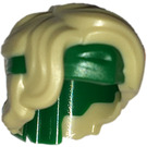 LEGO Zandbruin Warrig haar met Groen Bandana (69562)