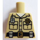 LEGO Beige Traffic Cop Torso ohne Arme (973)