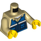 LEGO Beige Veterinary Minifigur Torso (973 / 76382)